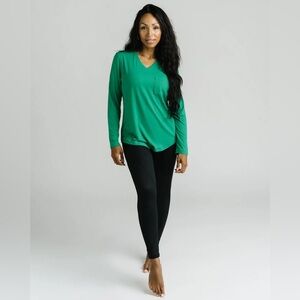 Zyia Kelly Go To Pocket Long Sleeve V - L